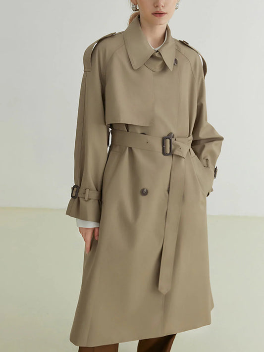 Loose Casual Trench Coat - Coralie Way